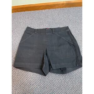 Spanx Grey Twill Shorts XS